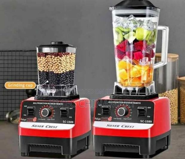 4500 Watts2litre Silvercrest 6-Blade 2-in-1 Juice Blender Crusher