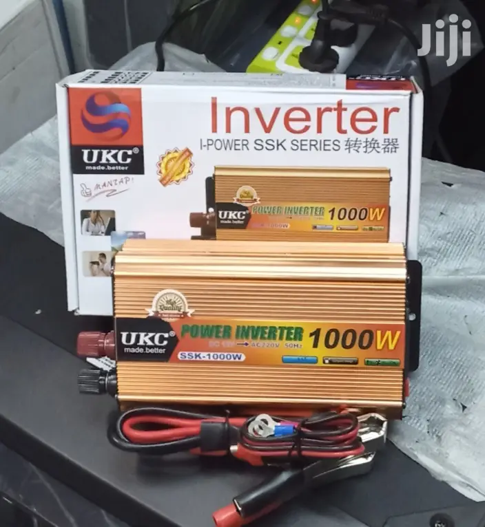 New 1000w Ukc Car Power Inverter, Free Delivery Within Nairobi Town.
