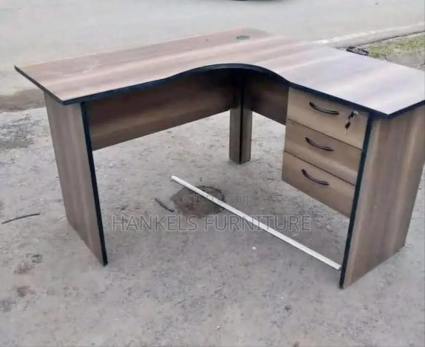 L-shape Office Desk – Modern Study Workstation - main view