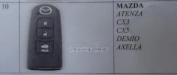 Silicone Key Fob Cover for Mazda Atenza, Cx5,Cx3,Demio,Axela