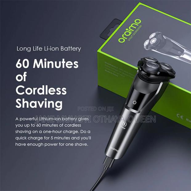 Oraimo Smartshaver 2 Dual Ultra-Thin Rotary Electric Shaver - thumbnail 2