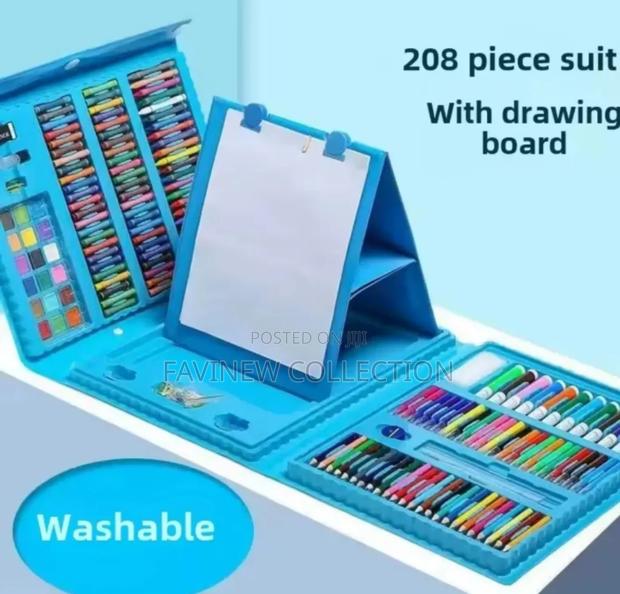208 Pc Art Drawing/Painting Set With Drawing Board - thumbnail 3