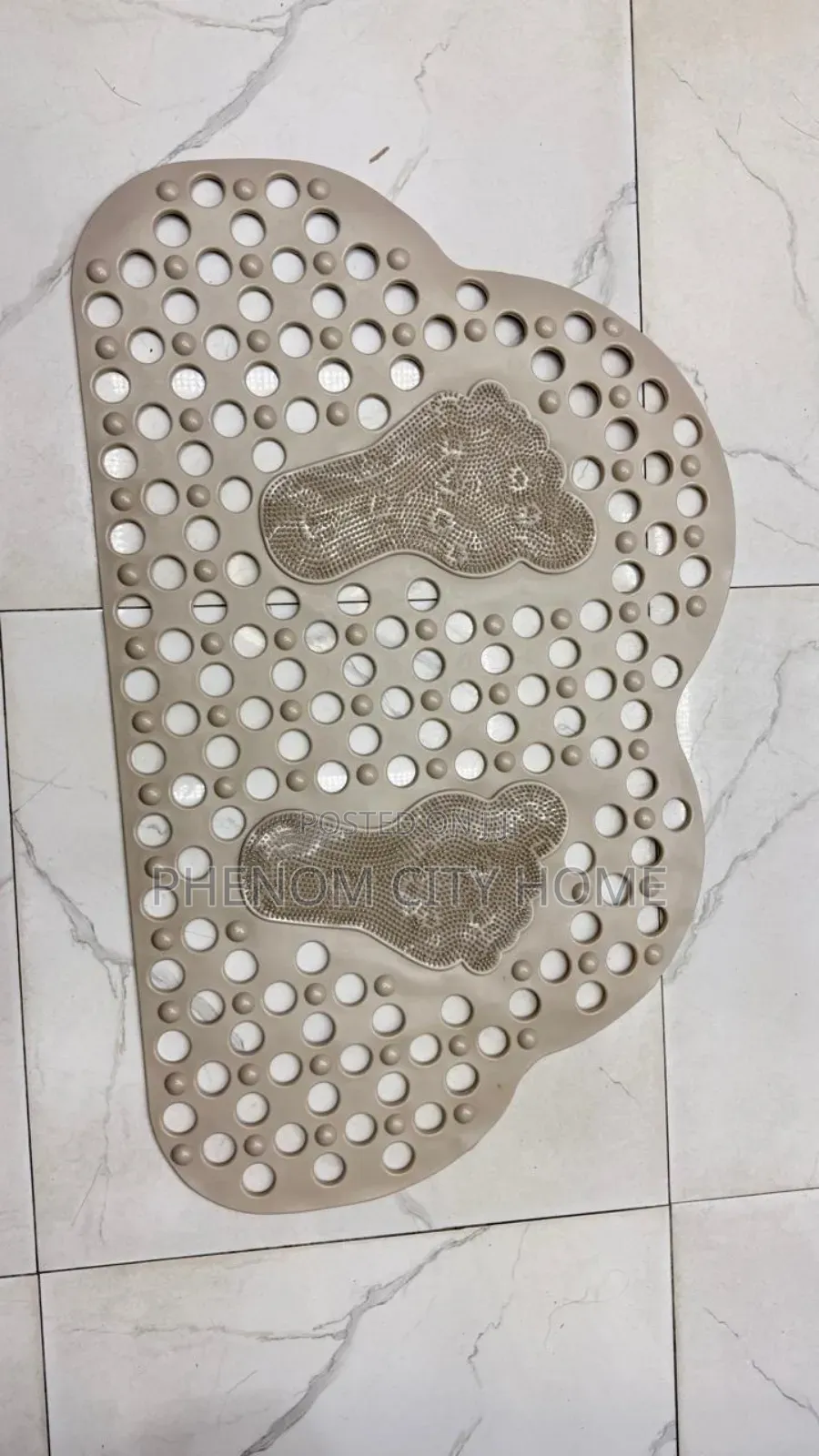 Cloud Design Stepping Bathroom Mat