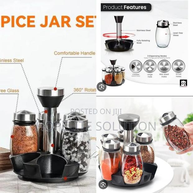 7pc Rotating Spice Rack - main view