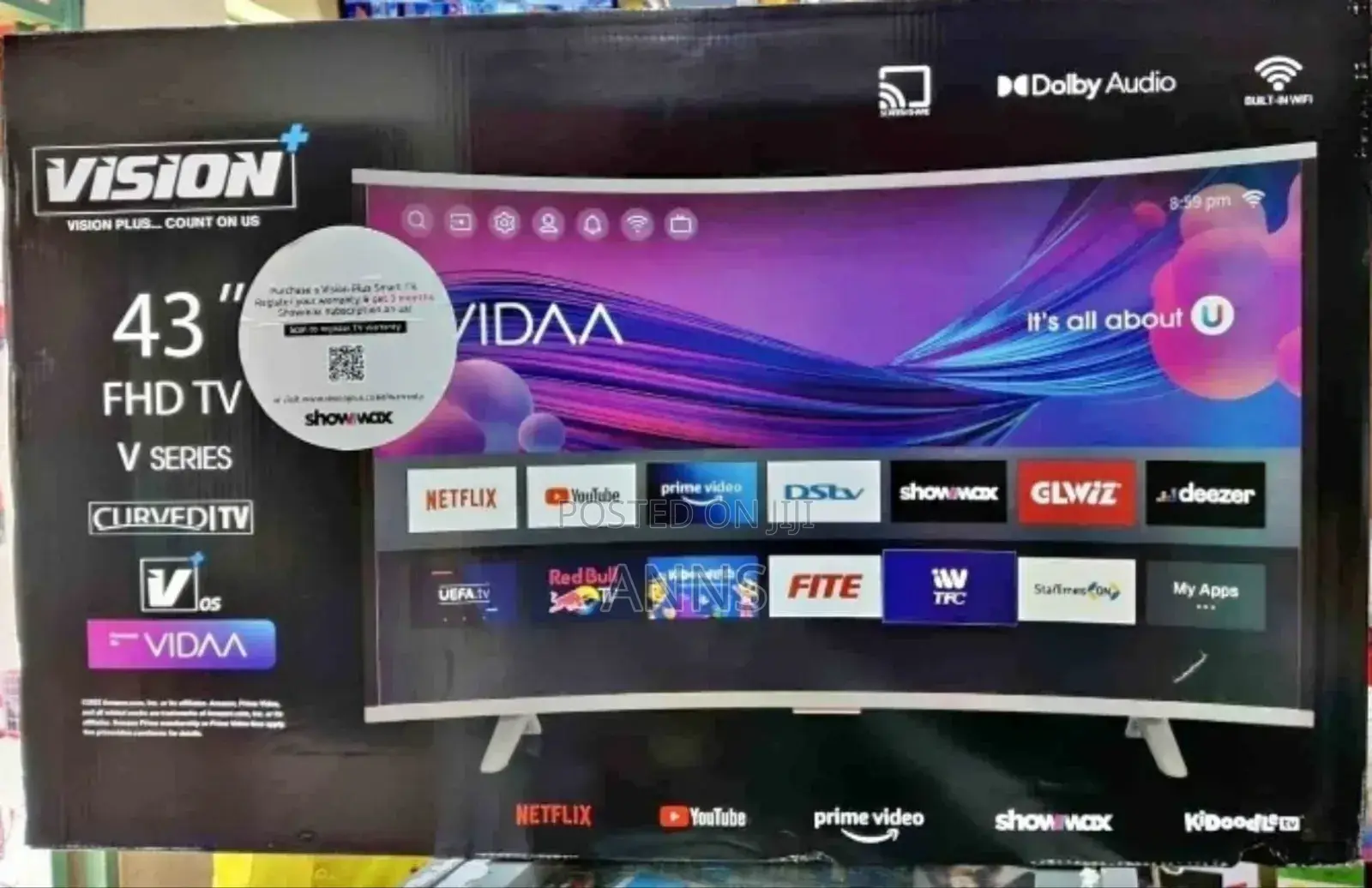 Vidaa 43 Inch Vision FHD Android Tv