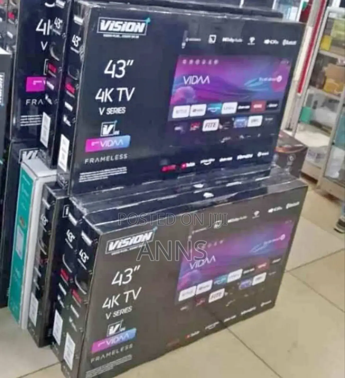Vidaa 43 Inch Vision FHD Android Tv/ 4 K( Youtube Netflix )