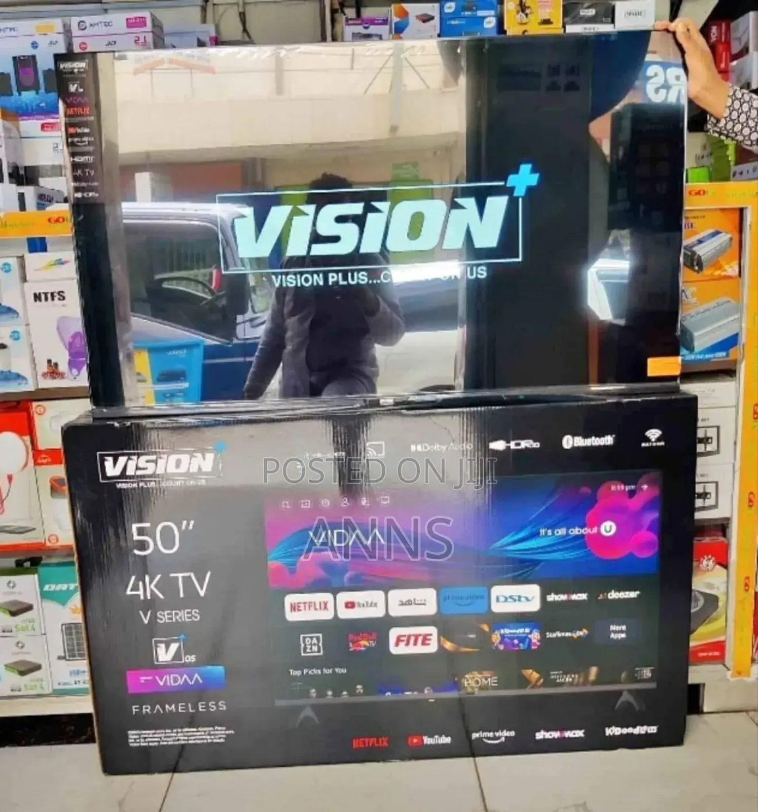 Vidaa 50 Inch 4 K Series Vision Tv ( 14 Months Warranty) Netflix