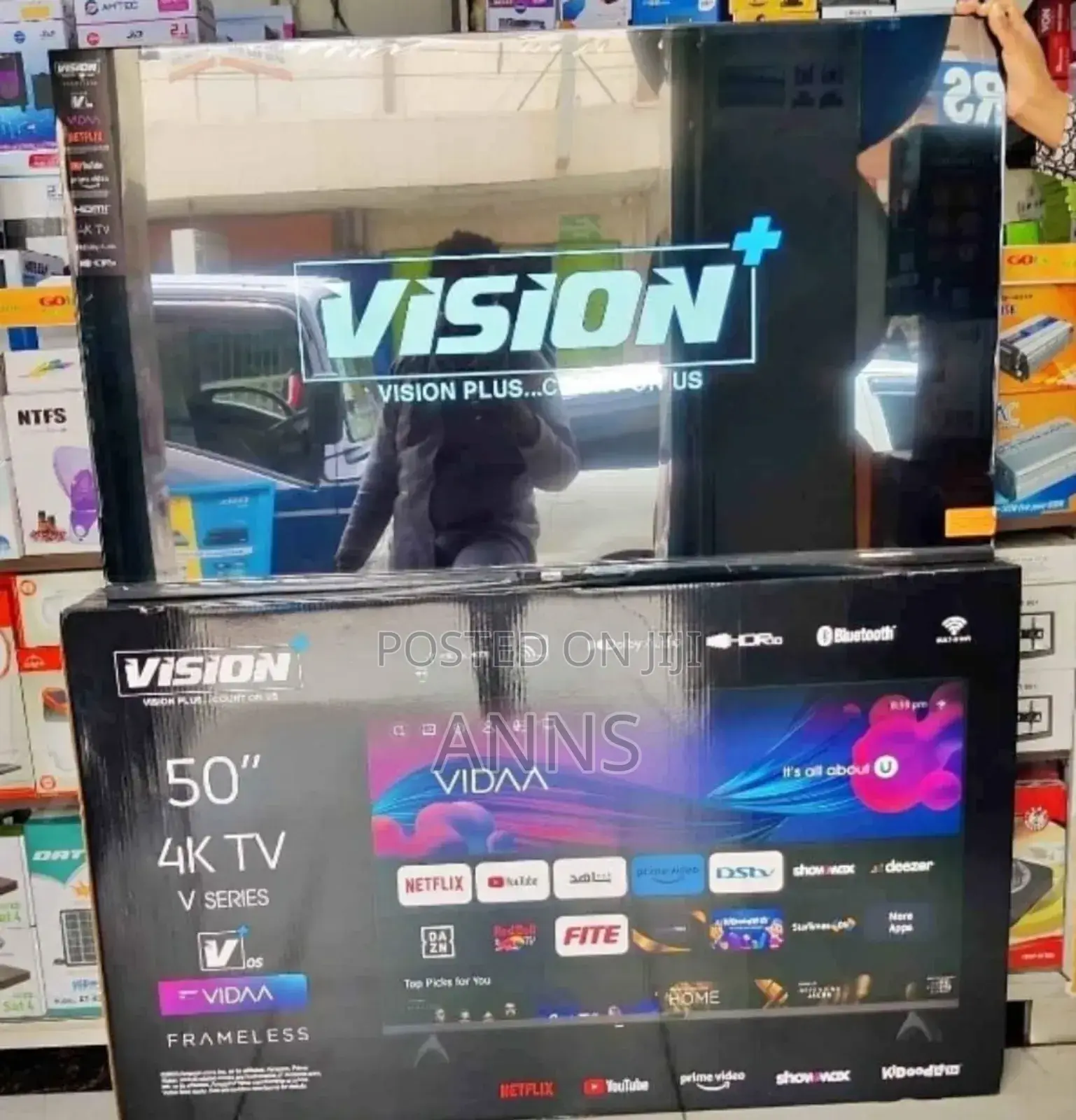 Vidaa 50 Inch 4 K Series Vision Tv ( 14 Months Warranty) Netflix