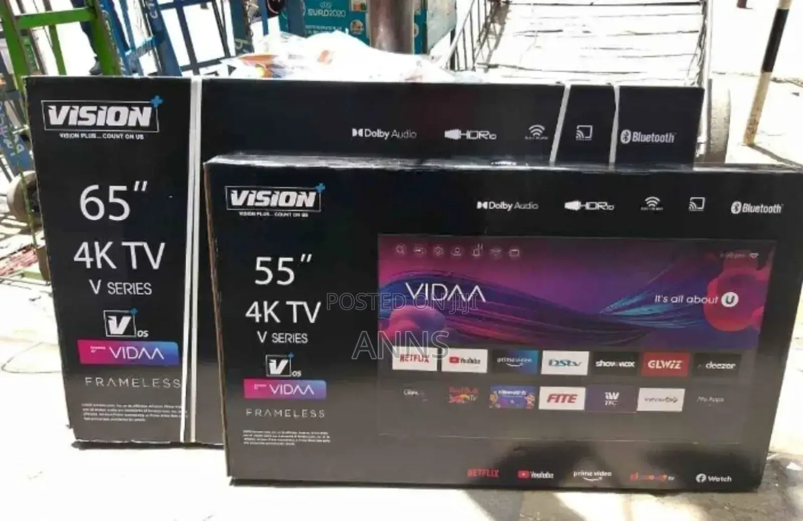 Vision 55 Inch Vidaa Tv (14 Months Warranty)/ Showmax