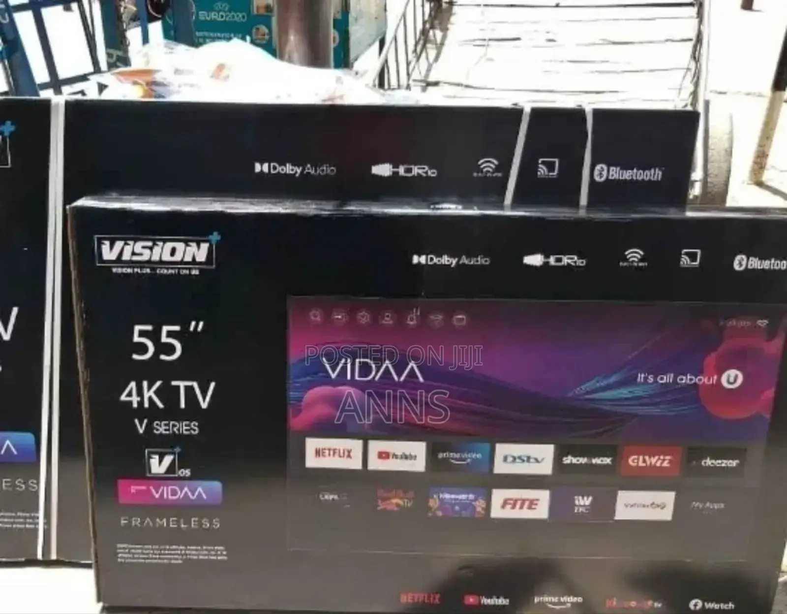 Pre - Installed Apps Vision Plus 55 Inch Vidaa Tv (14 Months Warranty)