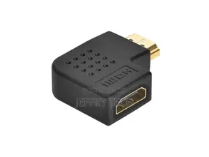Hdmi Right Angle Port Saver Adapter (Male to Female), 90-Degree, Verti