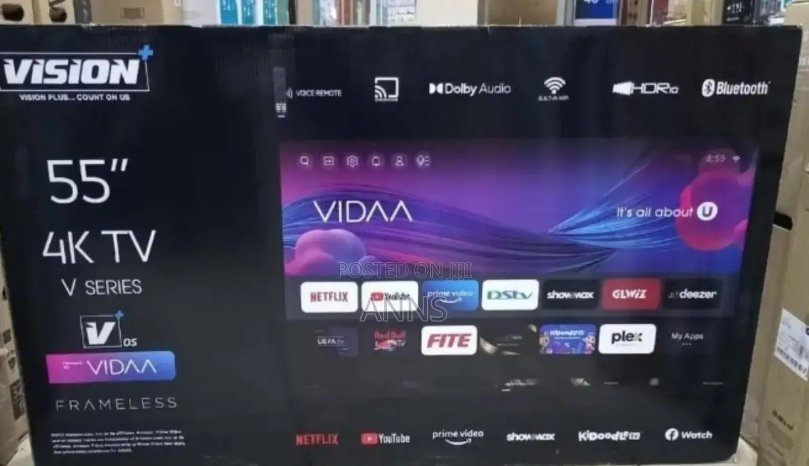 Vision Plus 55 Inch Vidaa Tv (14 Months Warranty)/ DSTV