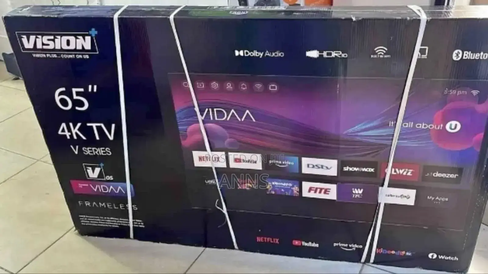 Vision Plus 65 Inch Vidaa Tv (14 Months Warranty)/ DSTV