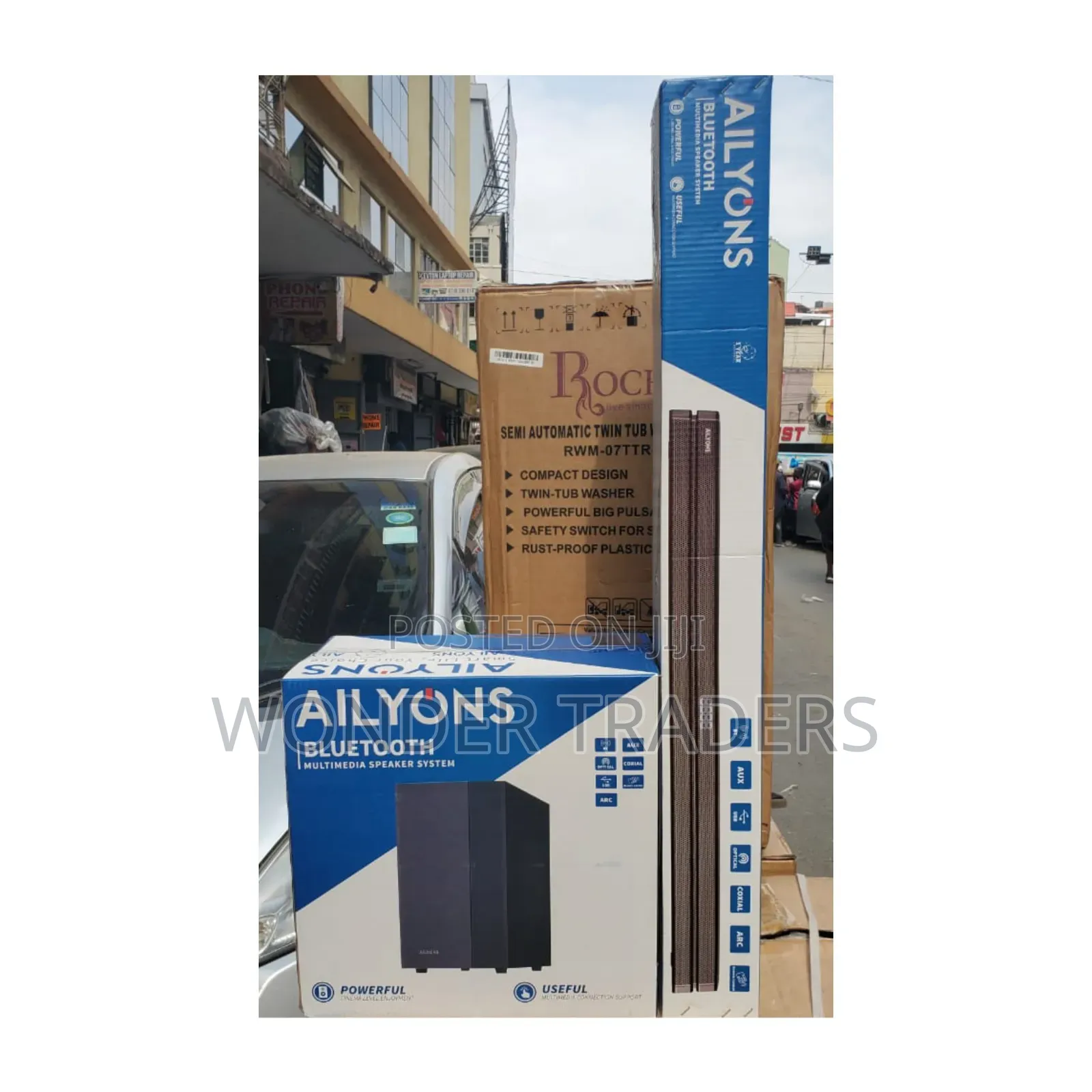 .2.1ch Sb801k Ailyons Big Soundbar Multimedia Speaker System
