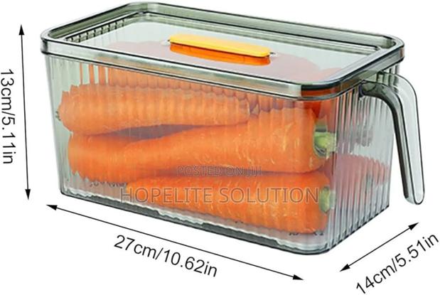 3l Elegant Acrylic Fridge Container With Date Indicator - thumbnail 5