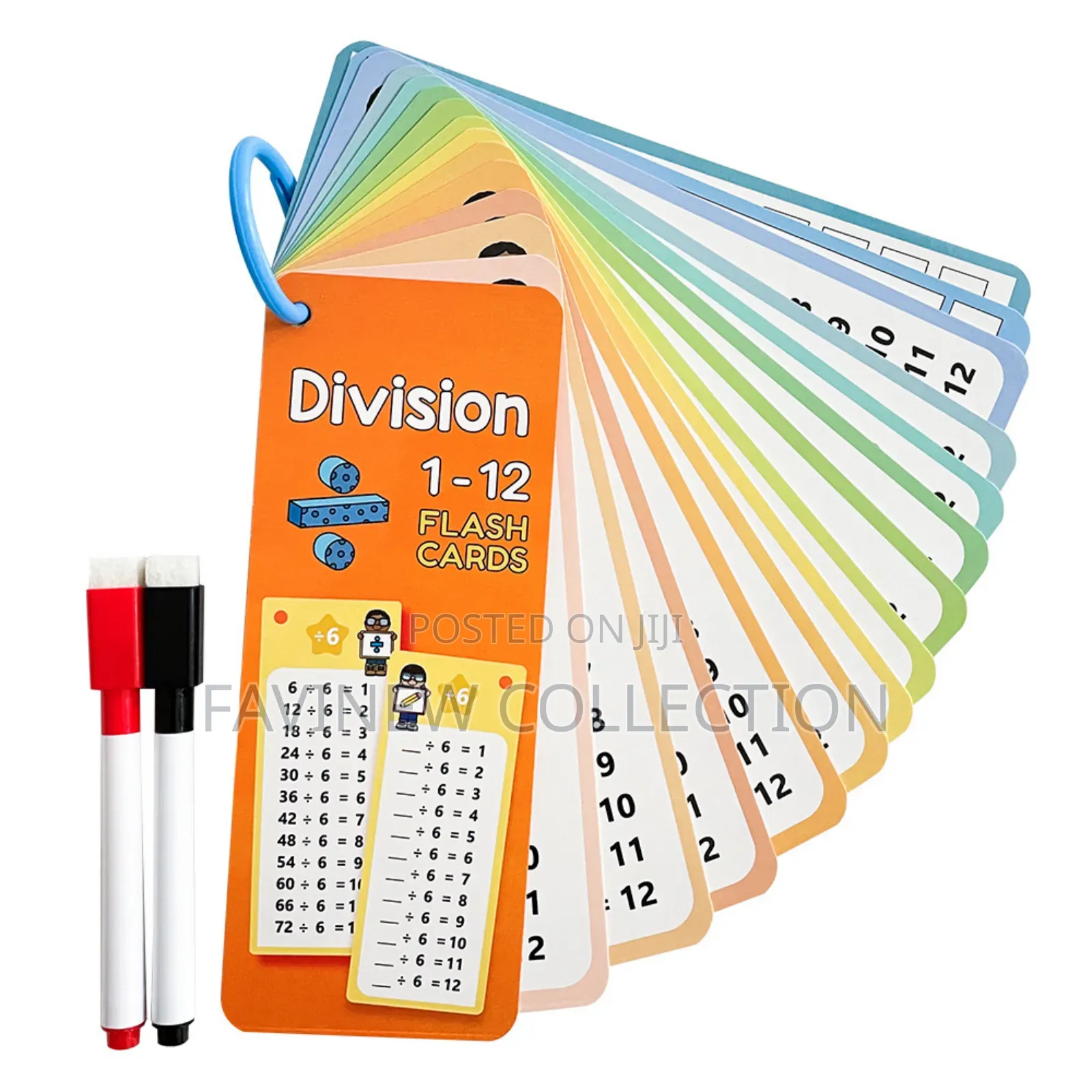 15pcs /Set Math Multiplication Reusable Number Learning Cards