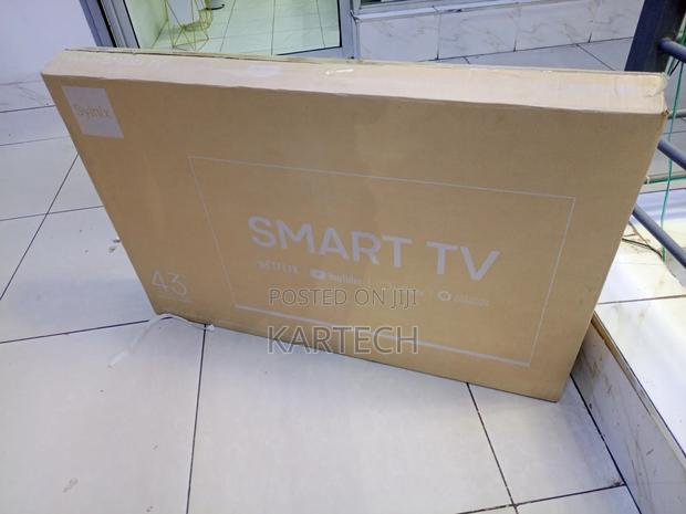 Syinix 43” Smart Led Frameless Tv With Built-in Apps Screen Casting