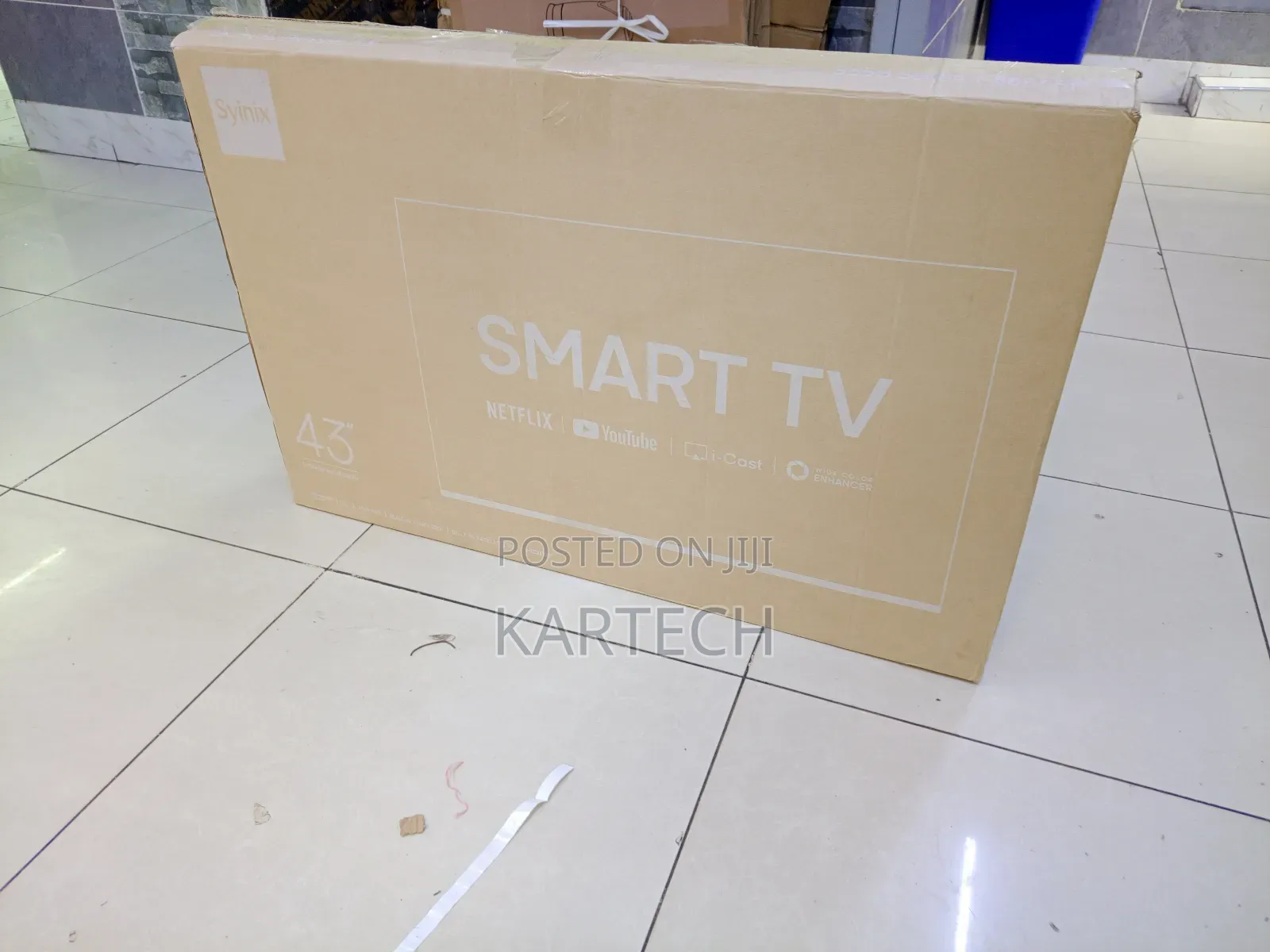 Syinix 43” Full Hd Smart Tv – Wi-Fi, Hdmi, Usb