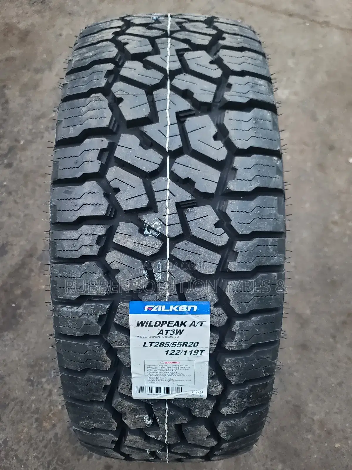 285 /55 R20 Falken Tyres Wildpeak a/T At3w All-Terrain
