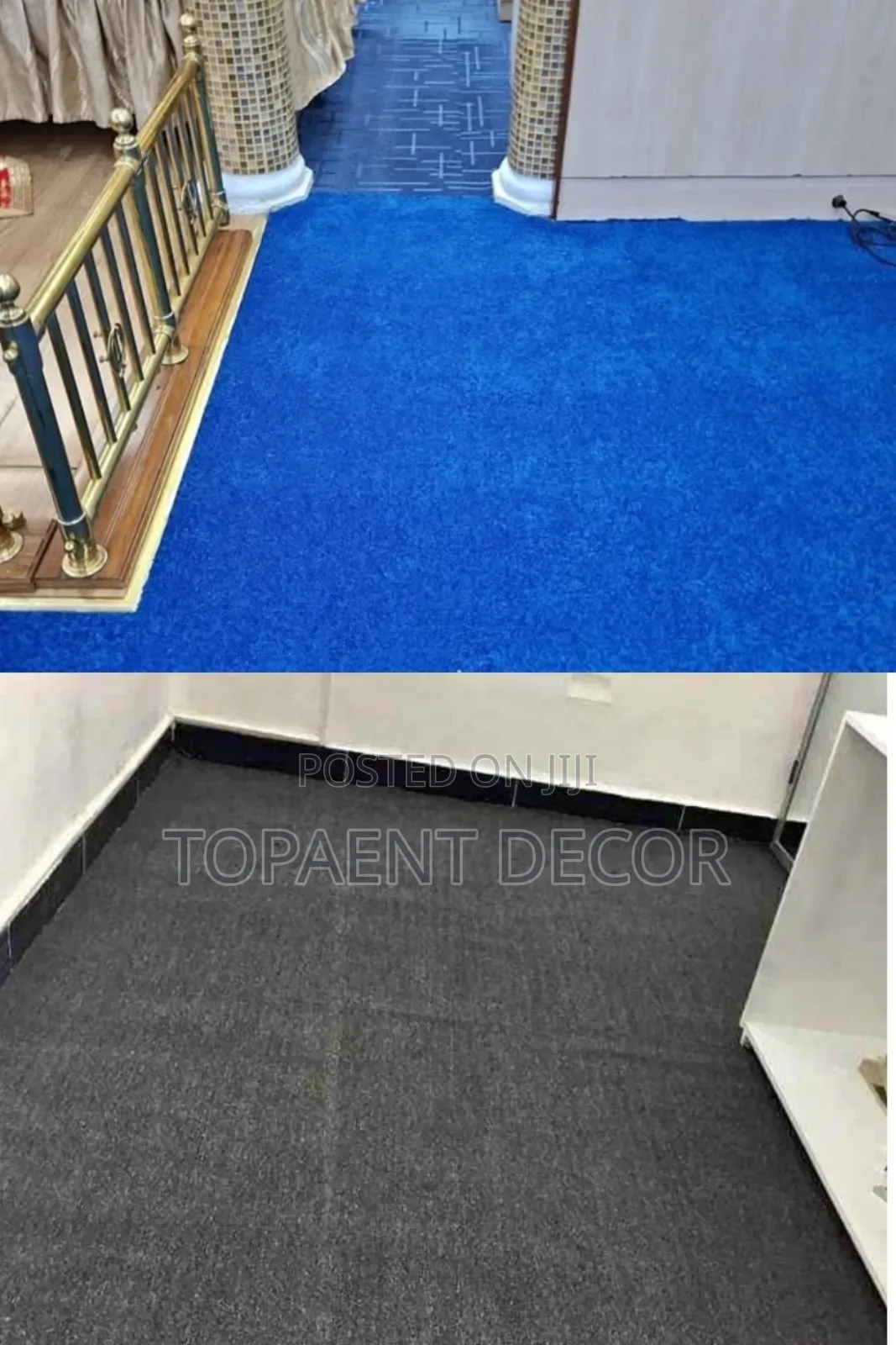 Blue And Dark Grey Insulation Delta Wall To Wall Floor Carpets