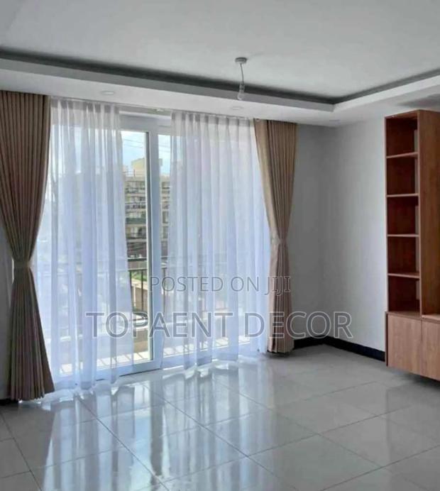 Beige , Living Room Eyelates Sliding Door Window Curtains And Sheers - main view
