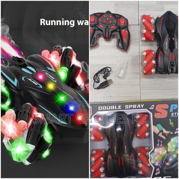 Spray Stunt Car *Colour Red And Black