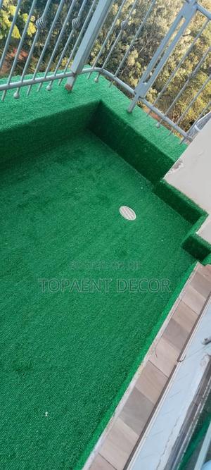Balcony Decorative Artificial 10mm Thick Grass Carpet - thumbnail 2