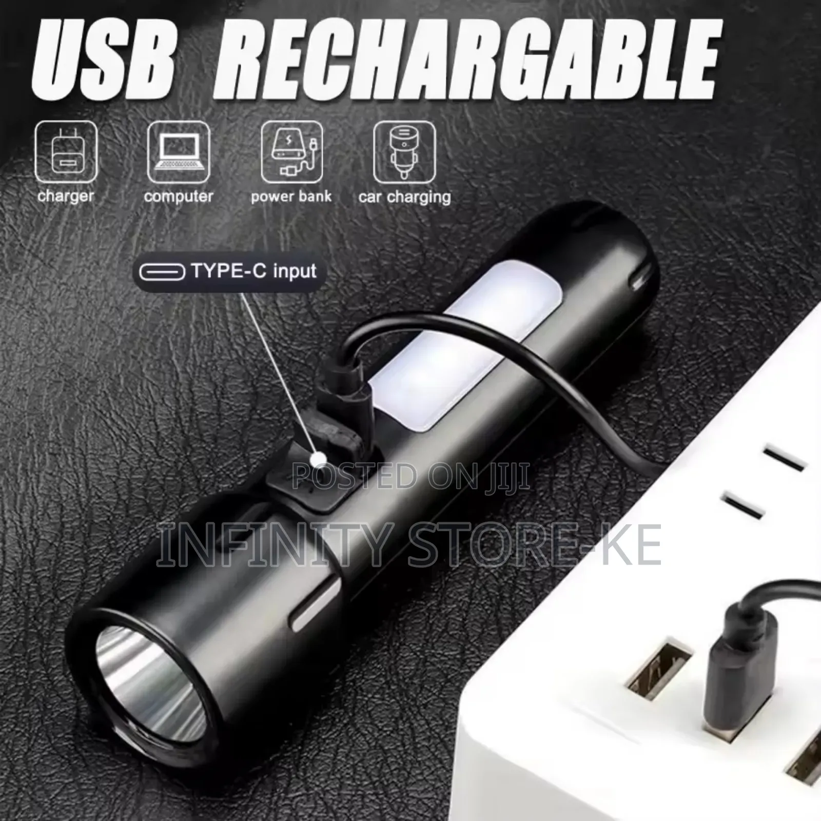 Rechargeable Flashlight/Edc Flashing Lights