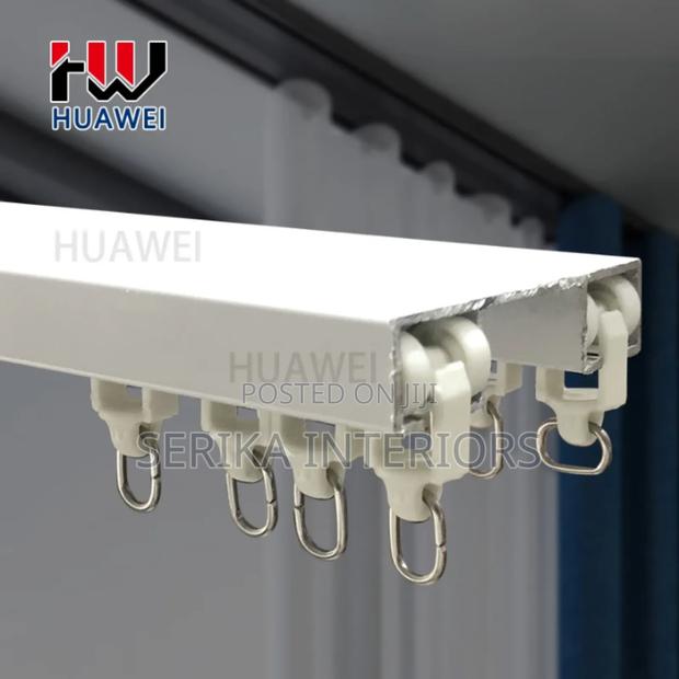 Double Curtain Rails Environmental Friendly Approved Germs Free Rails