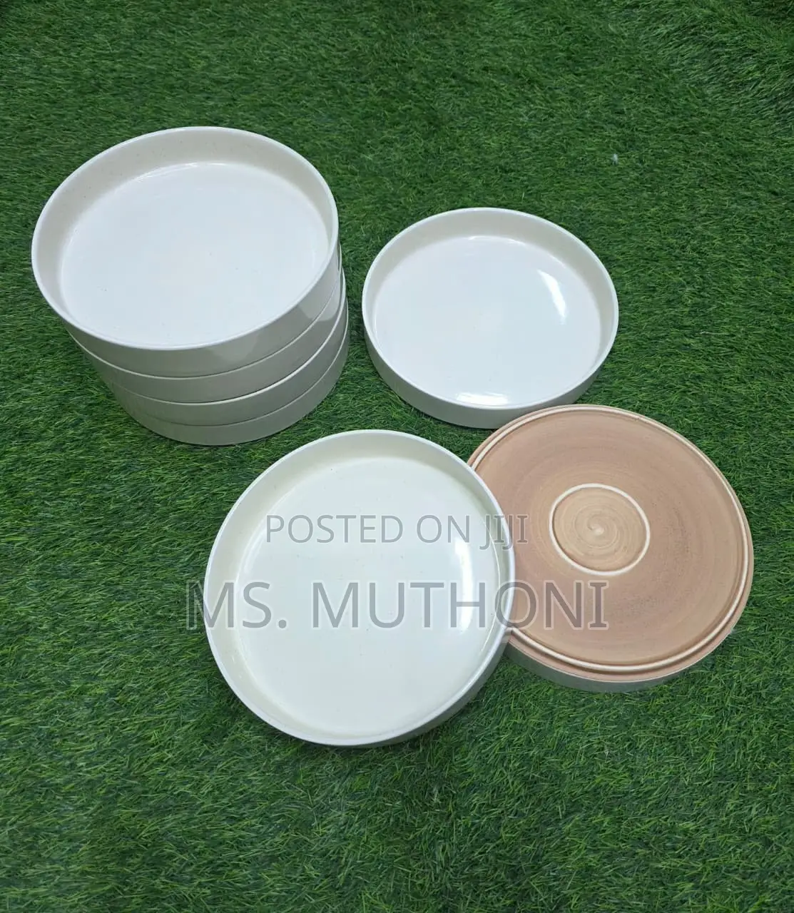 6 PCS 9'inch Nordic Ceramic Pasta Bowls