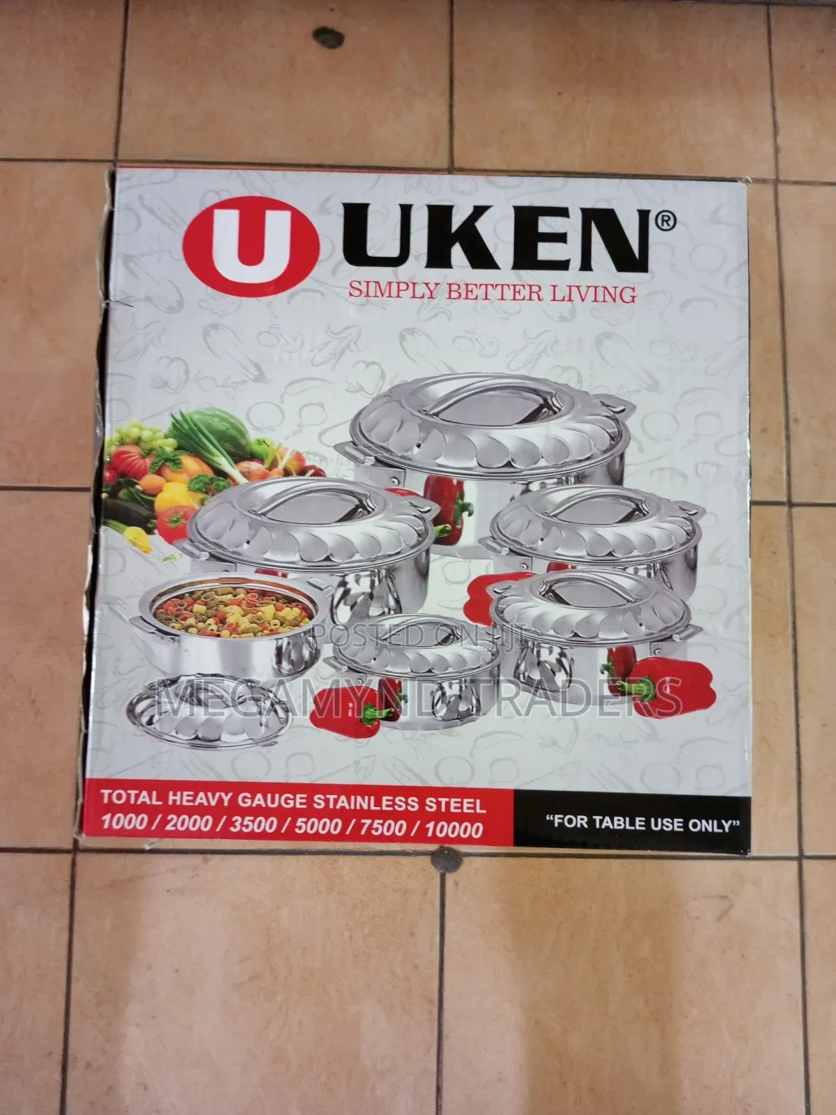 Stainless Steel Hotpot Set /6pc Hot Pot Casserole / Uken Hotpot