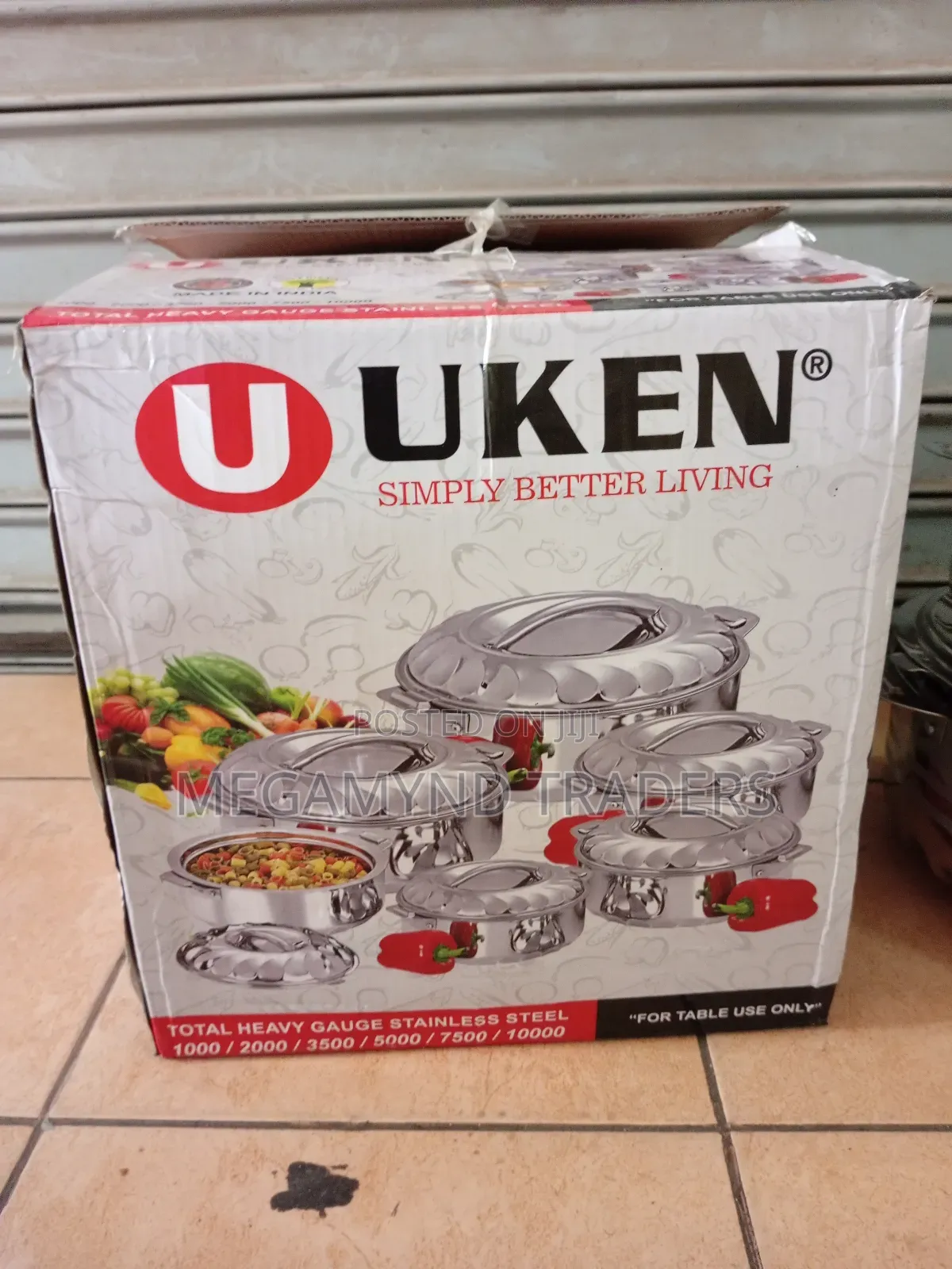 Stainless Steel Hotpot Set /6pc Hot Pot Casserole / Uken Hotpot