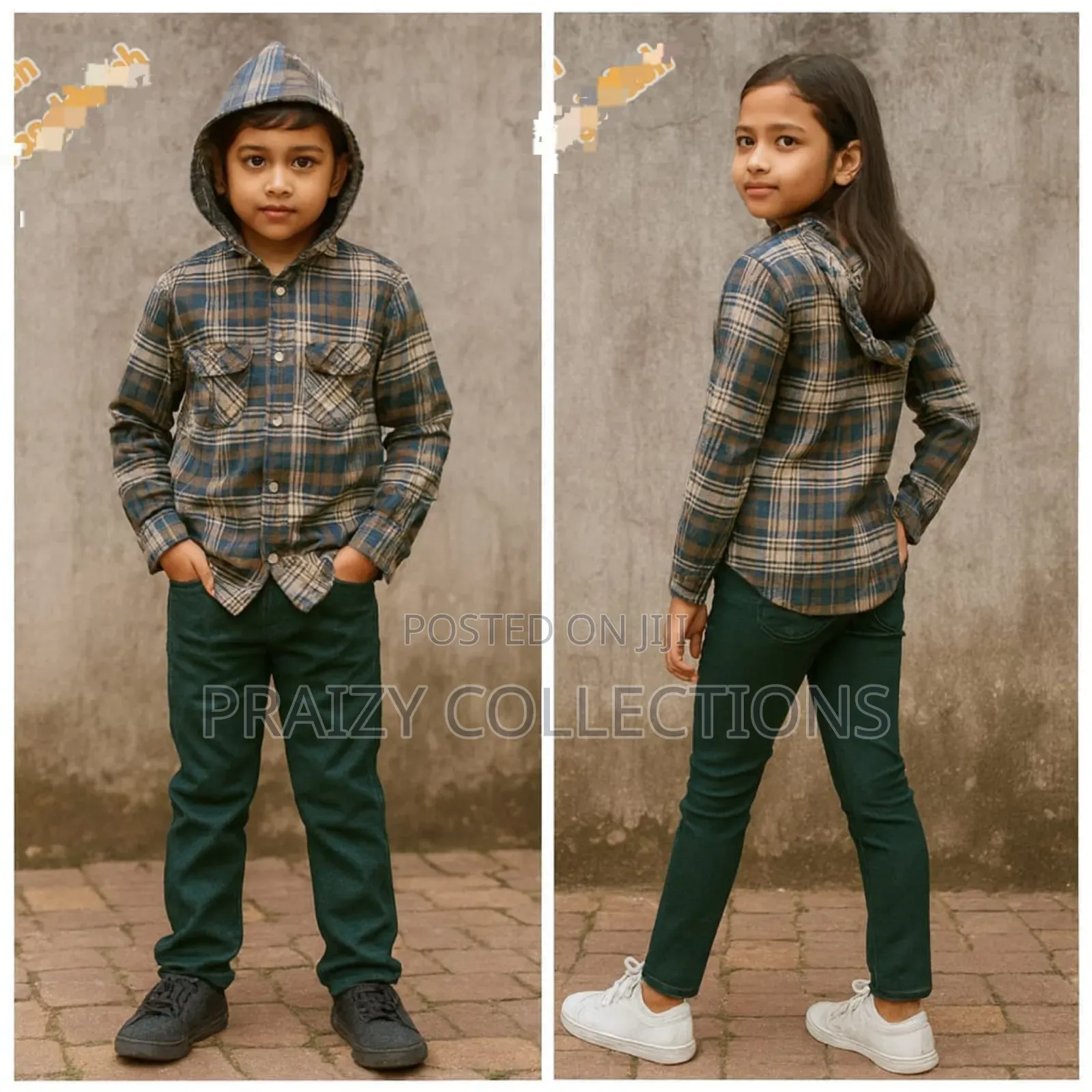 Classic Children Unisex 2pc Woolen Top Pants