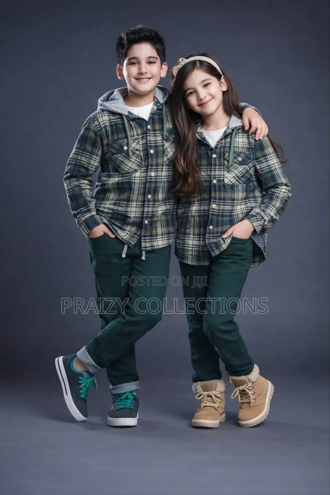 Classic Children Unisex 2pc Woolen Top Pants