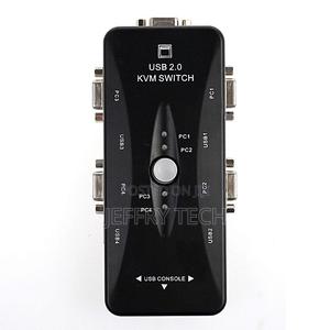 Usb KVM 4 Port Switch KVM Box Adapter W Usb Connector - thumbnail 2