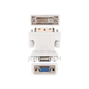 Dvi Male to Vga Female Adapter - White