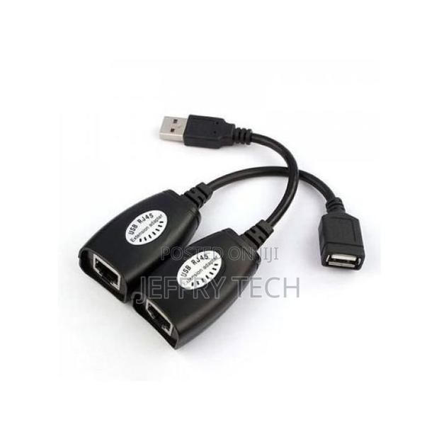 Usb Extender With Rj45 Ethernet Cable - Rj45 Lan Modem Extension Cab - main view