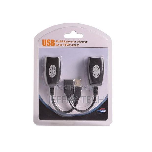 Usb to Rj45 Extension Adapter With Receiver and Transmitter - main view