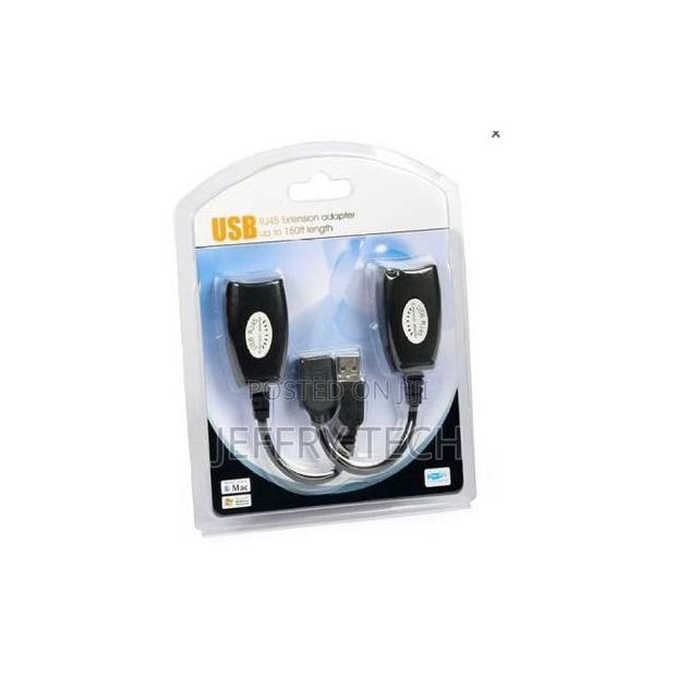 Usb to Rj45 Extension Adapter With Receiver and Transmitter - thumbnail 2