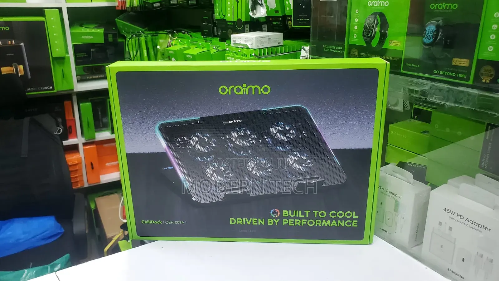 Oraimo Chilldock Dual Usb Ports Laptop Cooler Laptop Stand
