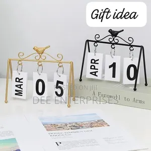 Flip Perpetual Calendar Decor