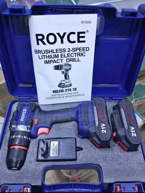 Heavy Duty Royce Brushless Cordless Drill 21v