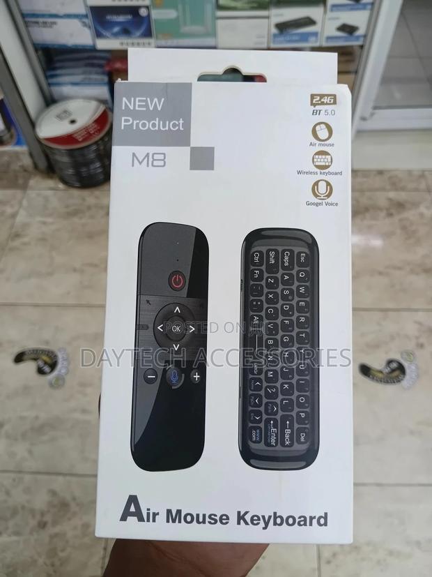 M6 Rechargeable 2.4g Air Mouse Remote Control Universal Mini Keyboard. - thumbnail 2