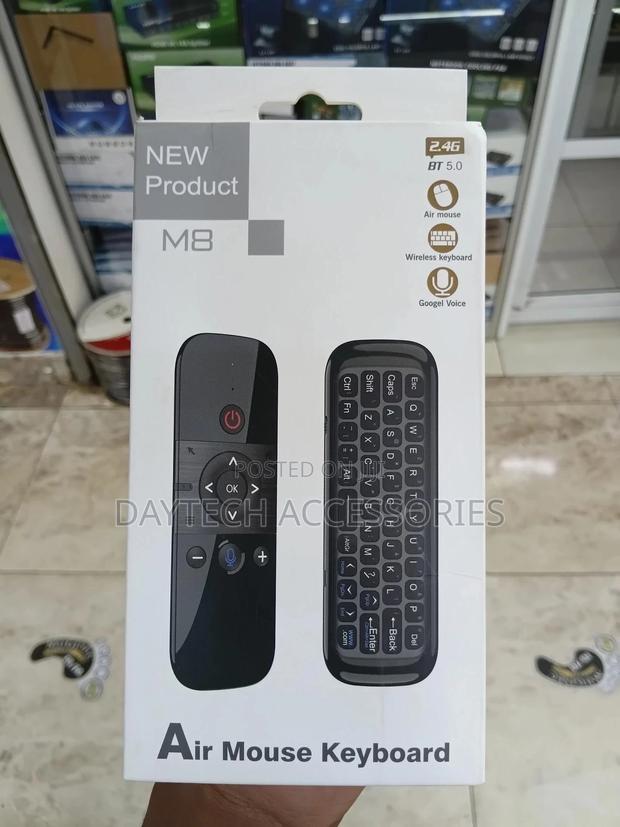 M6 Rechargeable 2.4g Air Mouse Remote Control Universal Mini Keyboard.