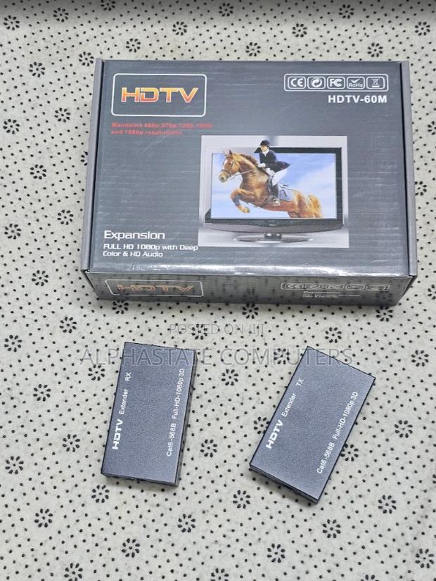 Hdmi Extender 60m Hdmi Over Cat6 Cable Adapter Supporting 1080p Video - main view