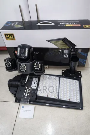 Triple Lens V380 4g Floodlight Solar PTZ Camera