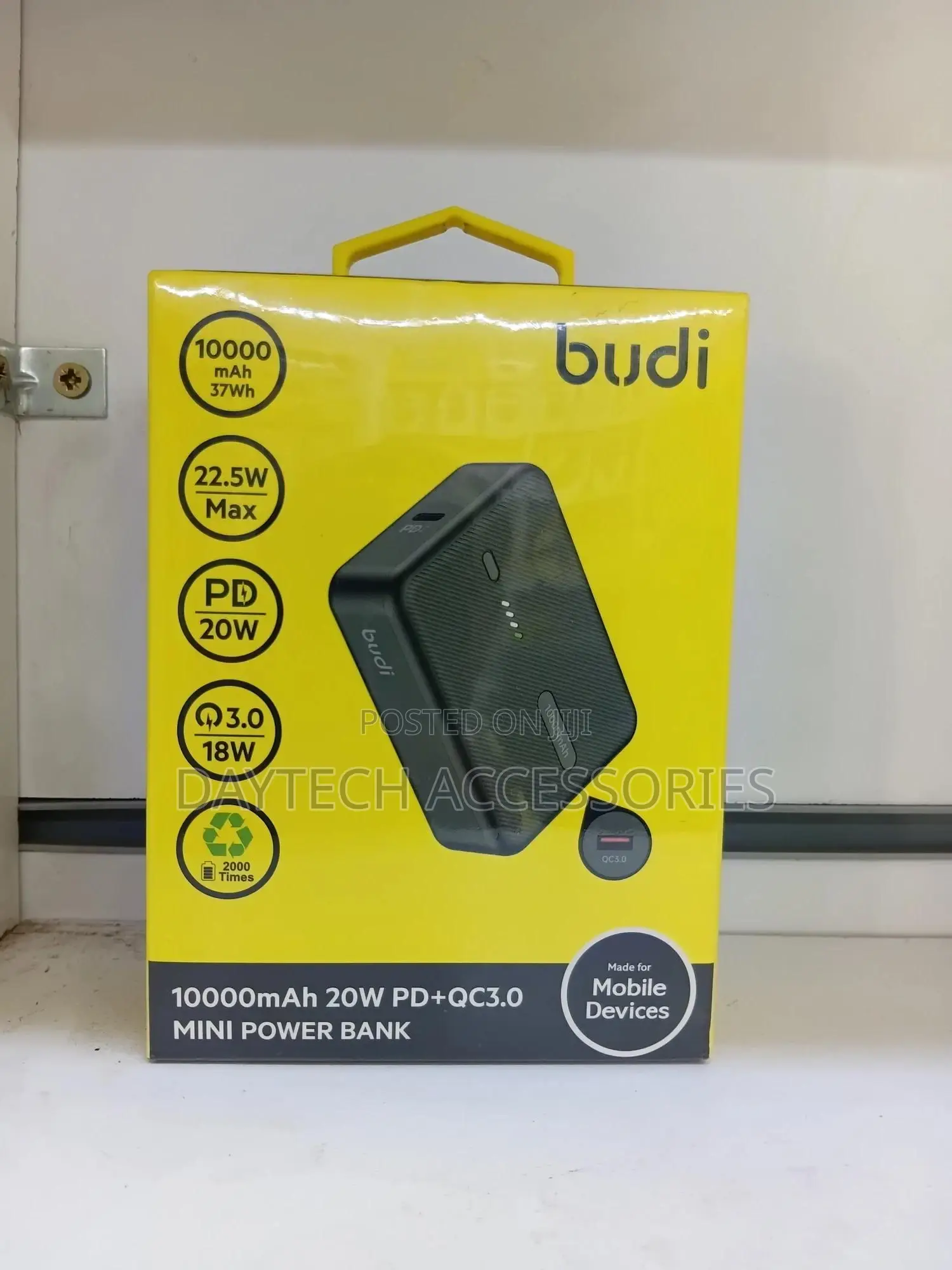 Budi - 10000mah 20w Pd+Qc3.0 Mini Power Bank