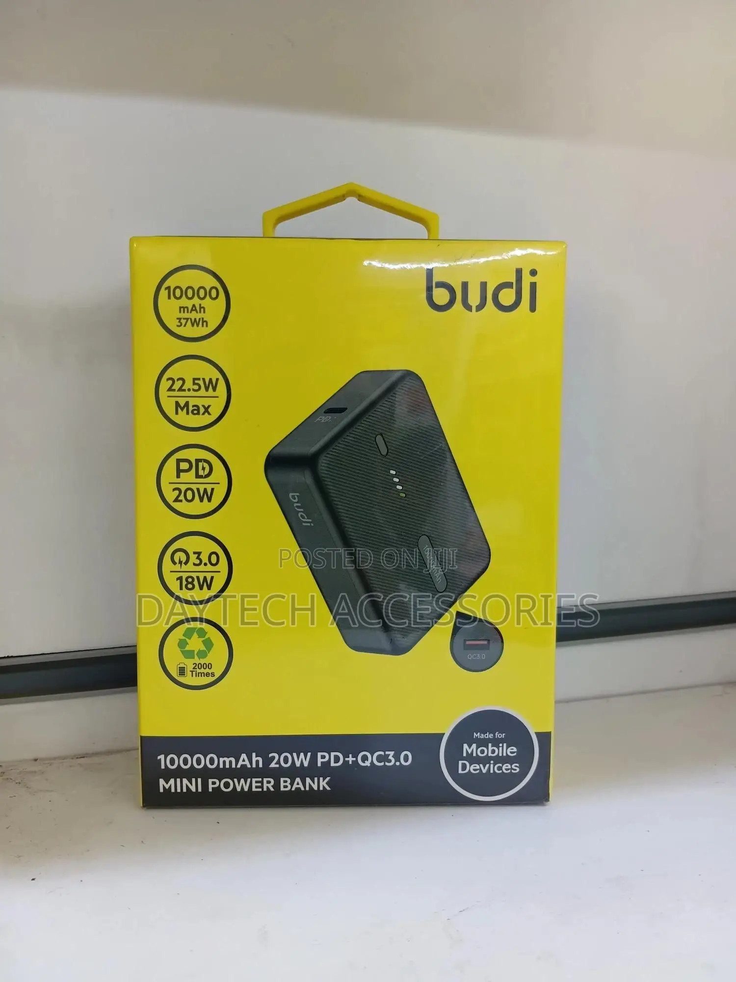 Budi - 10000mah 20w Pd+Qc3.0 Mini Power Bank