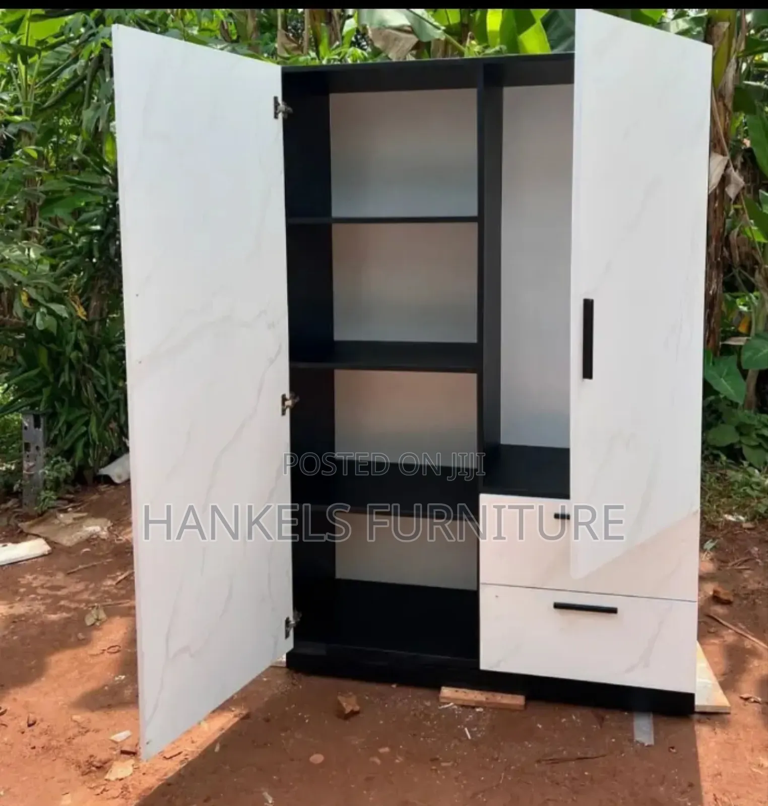 Modern Wardrobe With Makeup Mirror