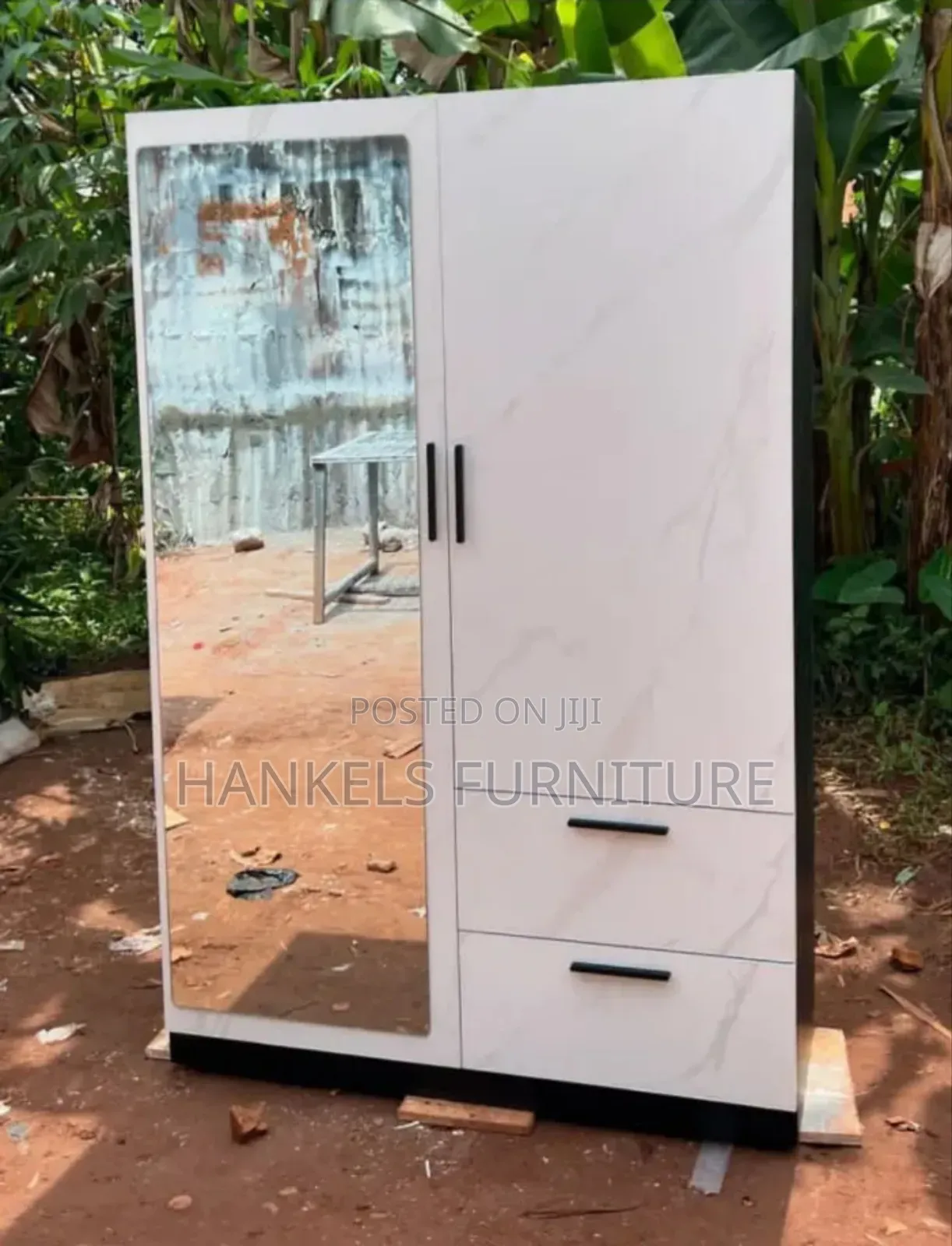 Modern Wardrobe With Makeup Mirror